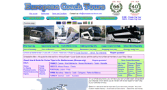 Desktop Screenshot of europeancoachtours.com